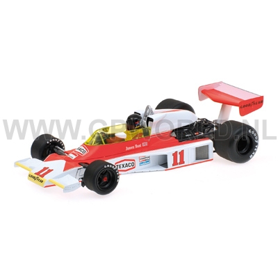 Minichamps 1:18 James Hunt McLaren M23 #11 2nd Südafrika GP World Champion F1 1976 530761831