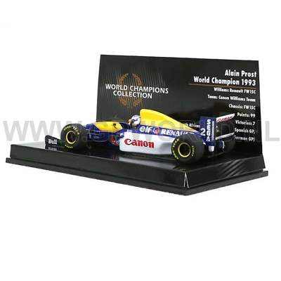 1993 World Champion: A. Prost