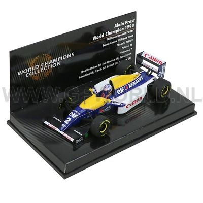 1993 World Champion: A. Prost