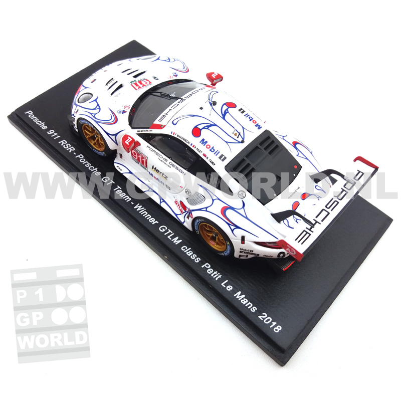 Spark Custom 1/43 Porsche 911 991 RSR #91 2018 Le Mans