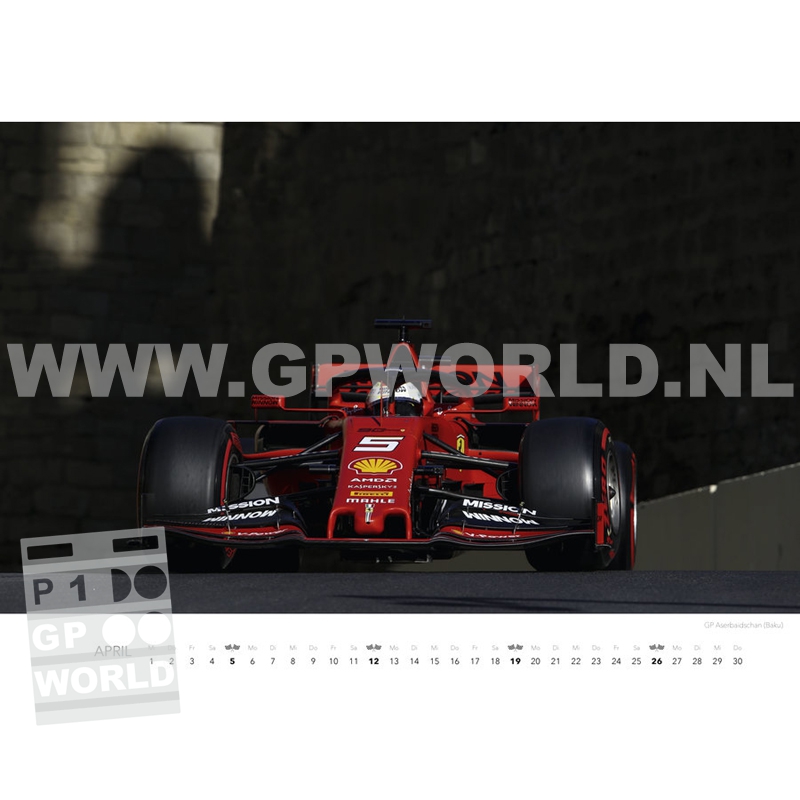 2020 Sebastian Vettel kalender