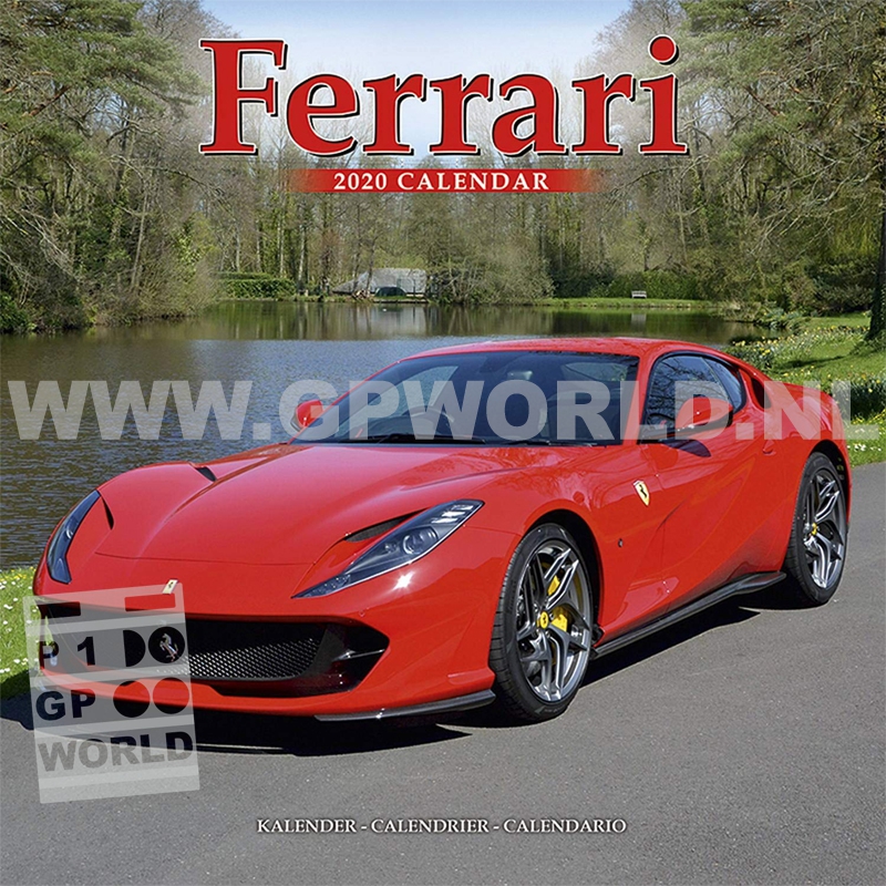 2020 kalender Ferrari 