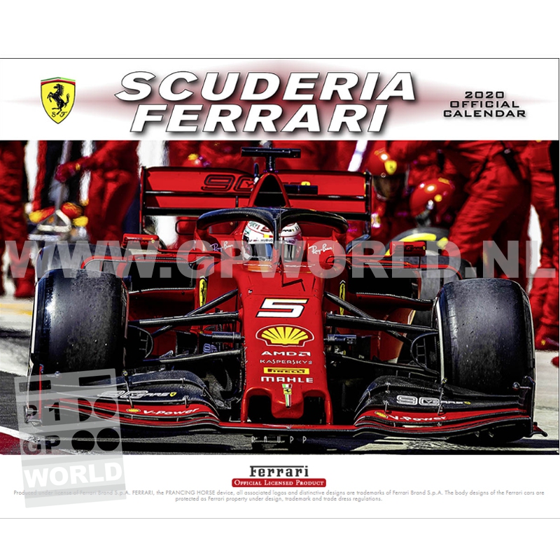 2020 Official Ferrari F1 kalender