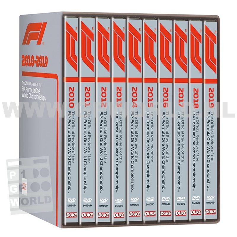 DVD FORMULA ONE 2010-19 BOX SET