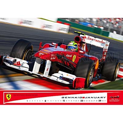 2012 Official Ferrari F1 kalender