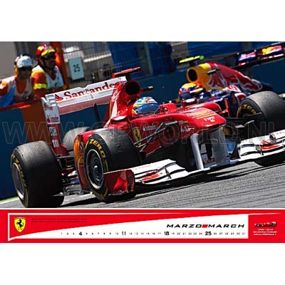 2012 Official Ferrari F1 kalender