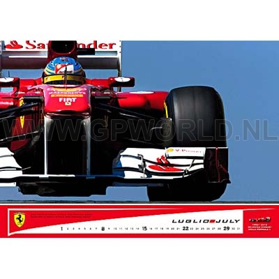 2012 Official Ferrari F1 kalender