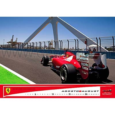 2012 Official Ferrari F1 kalender