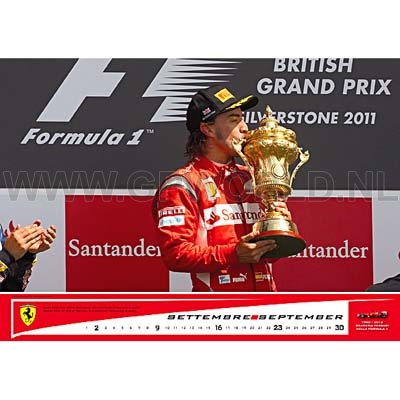2012 Official Ferrari F1 kalender