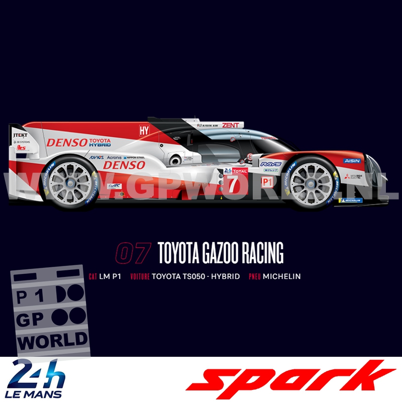 2020 Toyota TS050 Hybrid LMP1 #7