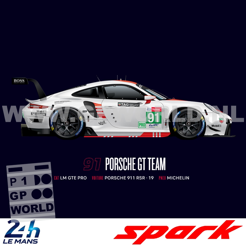 2020 Porsche 911 RSR GTE #91