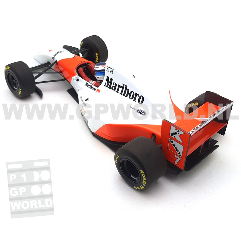 Figurine F1 Mika Häkkinen 1/18 – McLaren Mercedes – Spark Vroom (Neuf Sous Boîte)