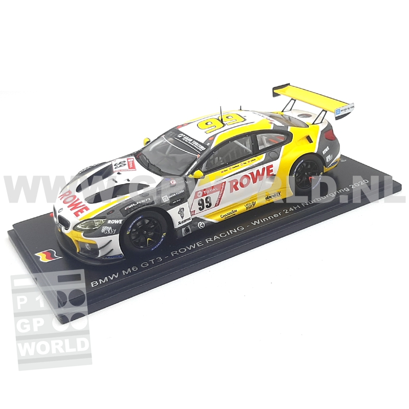 BMW M6 GT3 N°99 - Vainqueur 24h Nürburgring 2020 - Spark Model 1/18 S18SG045