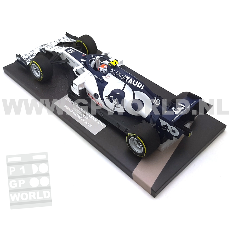 ミニカー 1/18 AT01 No.10 Winner Italian GP 2020 Model car AlphaTauri AT01 Gasly Monza 2020 Minichamps