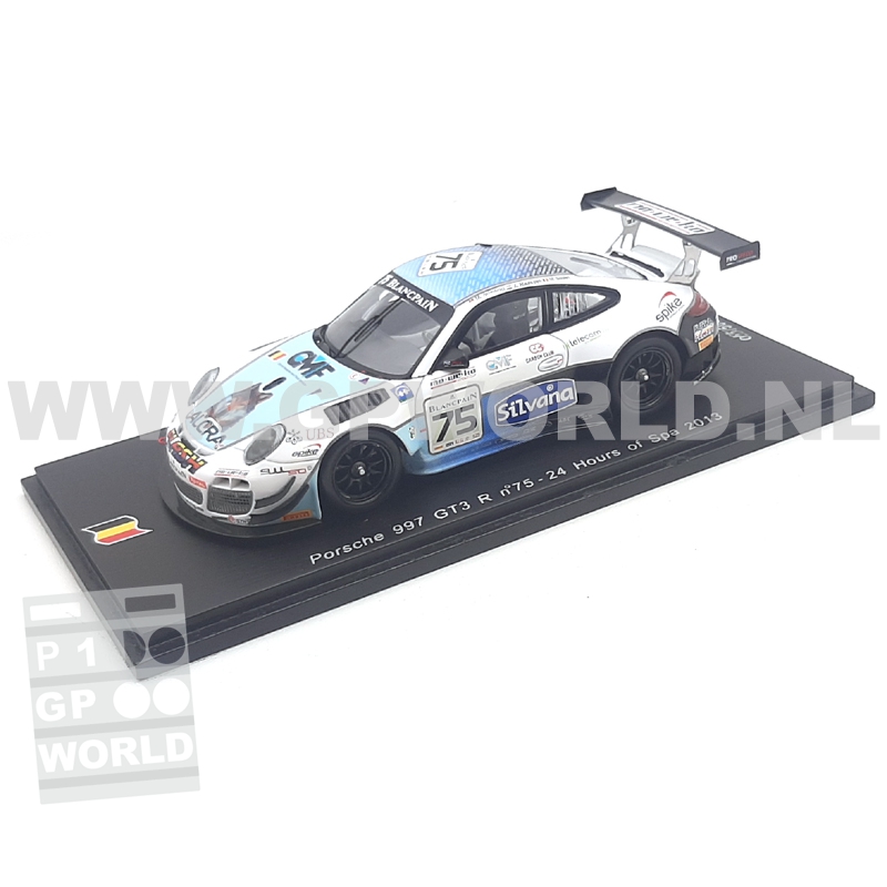 2013 Porsche 997 GT3 R #75 - 1/43 Spark Models - GPworld Racing