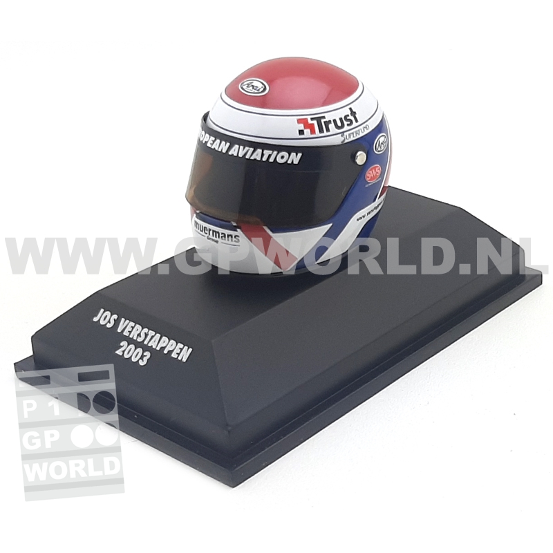 Casque 1/2 Jos Verstappen 2003 Minardi F1 - Collection