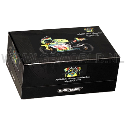 Aprilia GP 250 Mugello 1999 Valentino Rossi Avec Figurine Minichamps 322990076 4012138075603