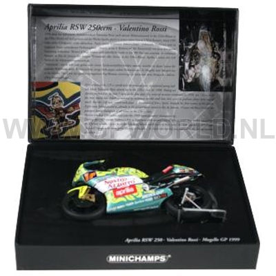 Valentino Rossi figurine Mugello 1999 Minichamps 1/12