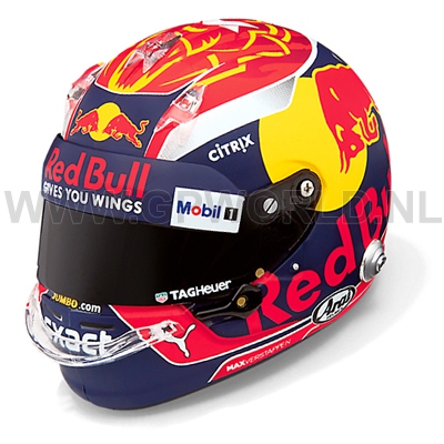 2017 helm Max Verstappen - 1/5 Spark Models - GPworld Racing Merchandise