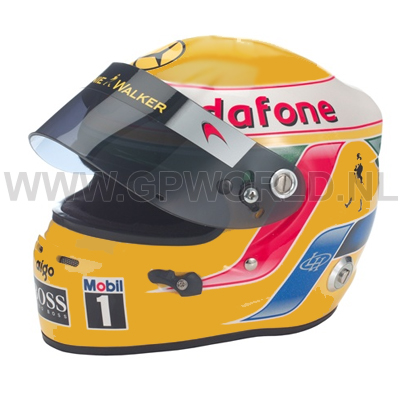 2010 Lewis Hamilton helmet