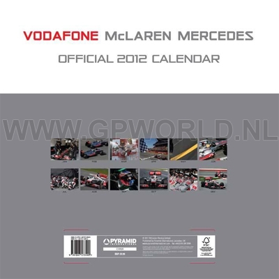 Official Mclaren 2012 Kalender