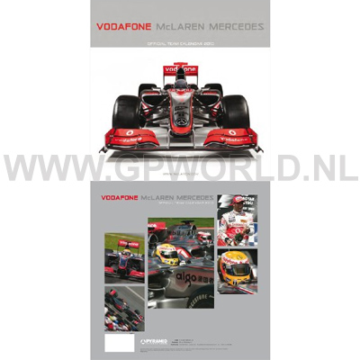 2010 McLaren Mercedes Team Calendar