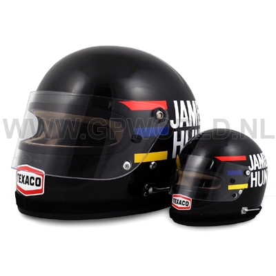 1976 helm James Hunt - 1/2 Bell Sports - GPworld Racing Modelcars