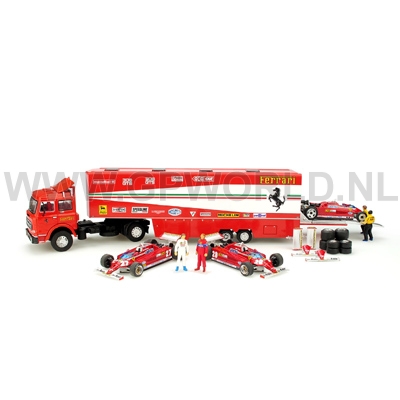 Ferrari race transporter set 1981