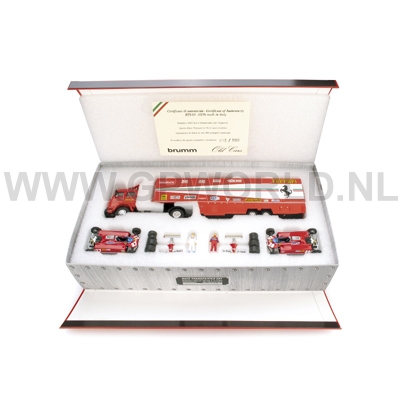 Ferrari race transporter set 1981