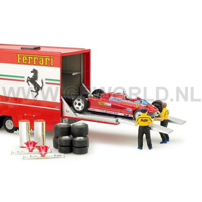 Ferrari race transporter set 1981