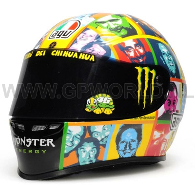 2010 Valentino Rossi helm Laguna Seca