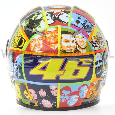 2010 Valentino Rossi helm Laguna Seca