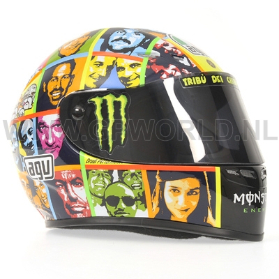 2010 Valentino Rossi helm Laguna Seca