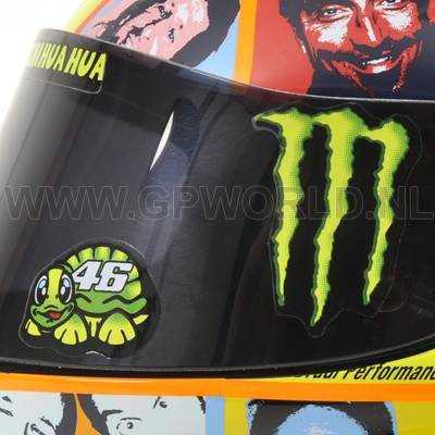 2010 Valentino Rossi helm Laguna Seca