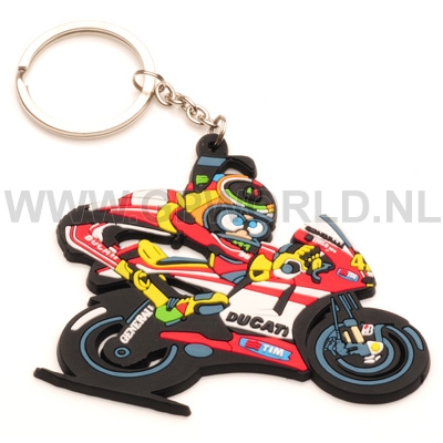 Valentino Rossi Ducati keyring