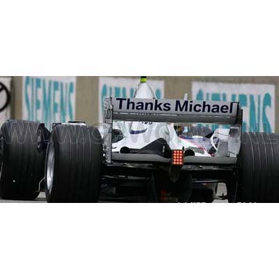 2006 Robert Kubica Thanks Michael