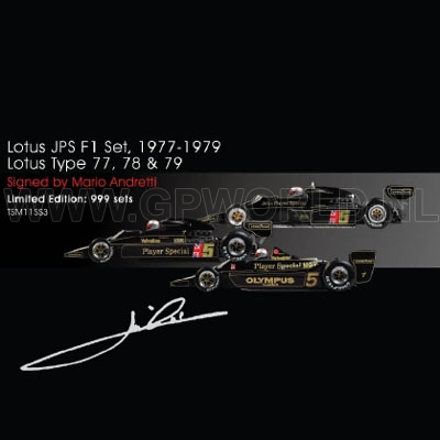 Mario Andretti Lotus JPS set