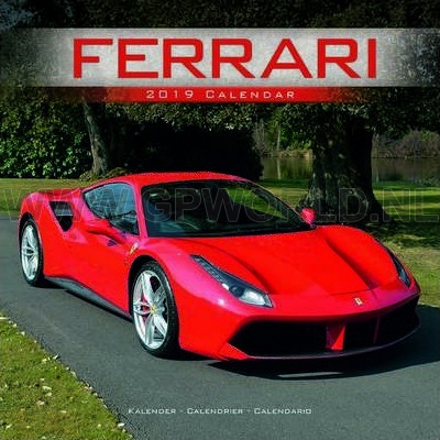 2019 kalender Ferrari 