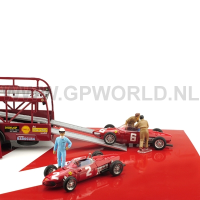 Ferrari race transporter set 1961