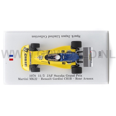 1979 Rene Arnoux | F2 - 1/43 Spark Models (Japan) - GPworld Racing