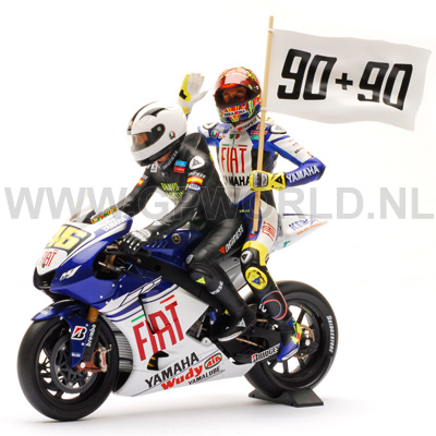 Miniature Minichamps Yamaha Rossi 1/12 – Moto Indianapolis 2008 YZR-M1