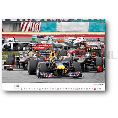 2012 Sebastian Vettel kalender