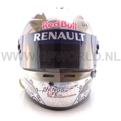 Casque 1/2 échelle Sebastian Vettel 2010 – Signé, Pièce De Collection